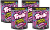 Trolli Sour Brite Crawlers, Very Berry, Sour Gummy Worms, 28.8 Ounce Resealable Bag (Pack of 4)