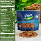 Fisher Organic Pecans Halves 16 oz  USDA Certified Organic  Unsalted Raw Pecans  North American Grown  Non-GMO  No Preservatives  Keto & Paleo Friendly  Heathy Snack for mature-themeds  Resealable Bag