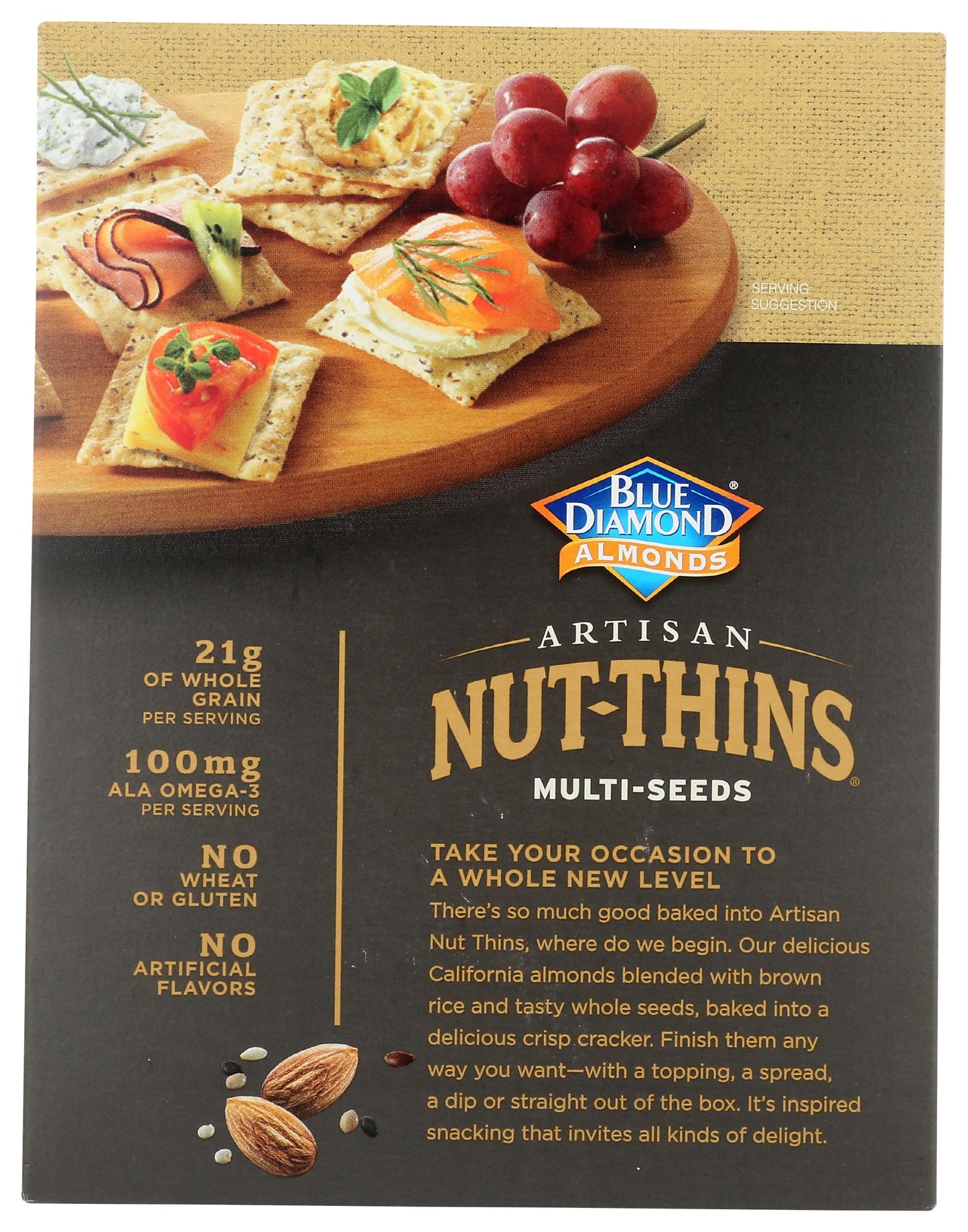 Blue Diamond - Artesion Nut Thins - Multi Seed - 4.25 Oz.