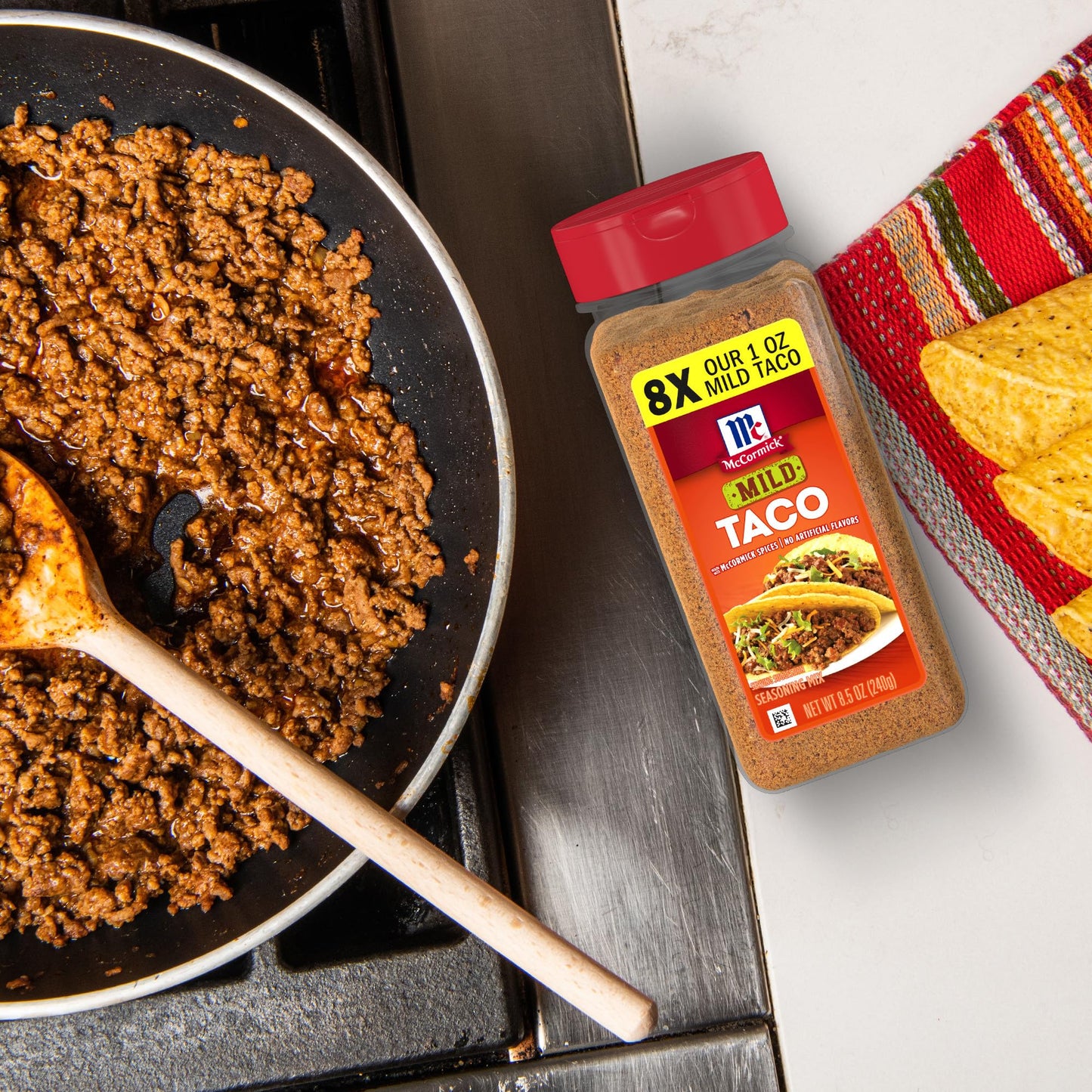 Mccormick Mild Taco Seasoning Mix, 8.5 Oz