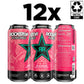Rockstar Energy Drink Punched Watermelon, 16oz Cans (12 Pack) (Packaging May Vary)