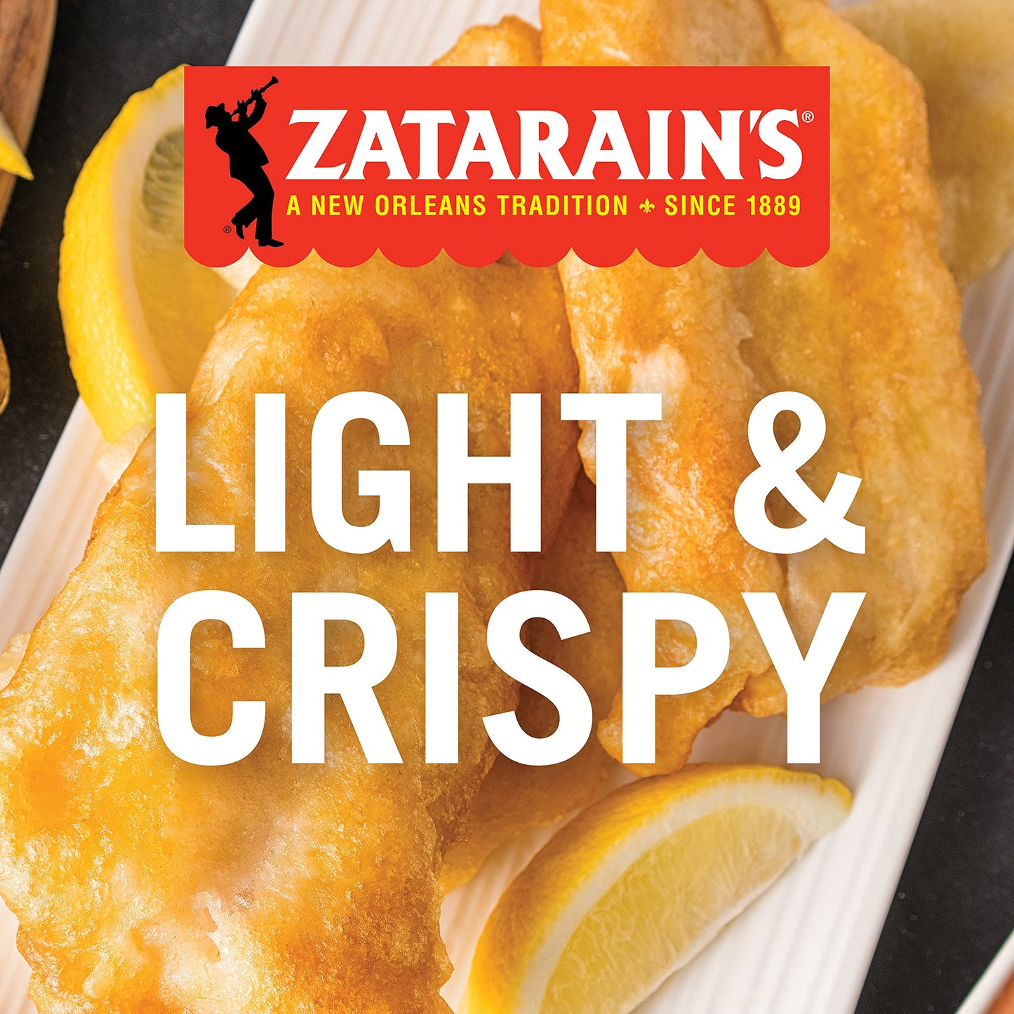 Zatarains Fish Fry Batter Mix, Seasoned Coating for Seafood & Vegetables, 5 lb Box