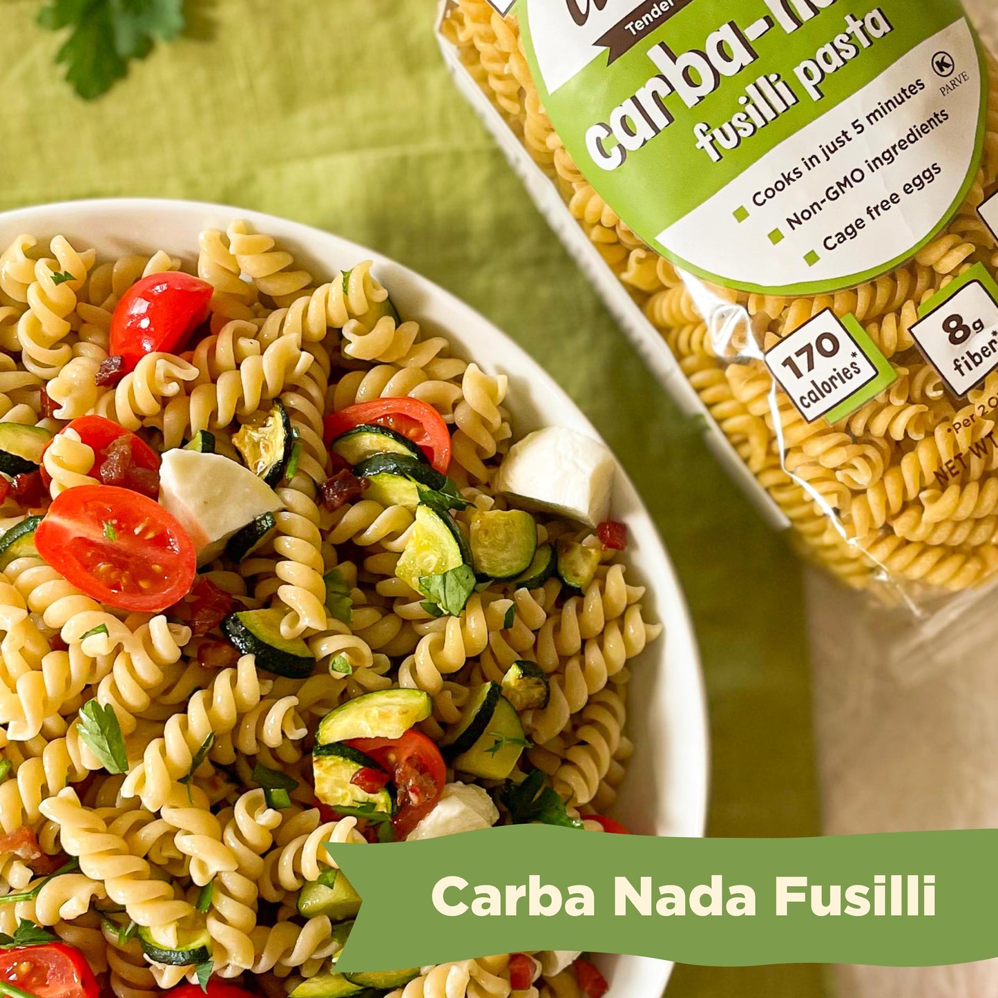 Al Dente Pasta Carba Nada Fusilli, 12 Oz (Pack of 6)