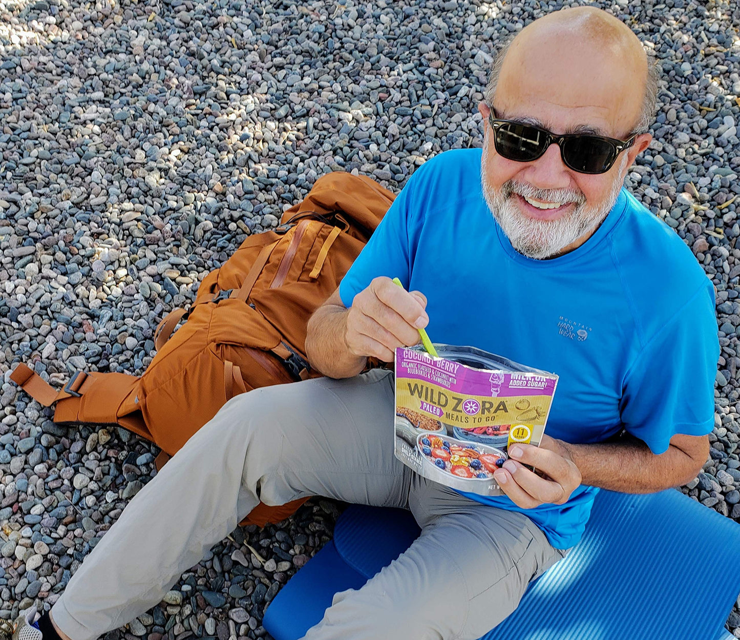 Wild Zora Paleo Freeze Dried Meals For Backpacking & Camping - Healthy Gluten Free & Grain Free Camping Meals/Backpacking Food + No Added Sugar - Great For Travel (Cliffside Coconut Berry 2-Pack)