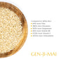 Gen-Ji-Mai Quick Cooking Brown Rice for Meal Prep and Bulk Cooking - Gluten-Free, Vegan, Paleo, Non-Allergenic with 64% more Fib