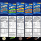 Giants Sunflower Seeds Variety Pack - Flavored Sunflower Seeds To Eat, Sunflower Seeds Bulk, Dill Pickle, Bacon Ranch, Salt & Pe