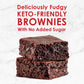 Duncan Hines Keto Brownie Mix, Chewy Fudge, Zero Added Sugar, Gluten Free, 10 oz.