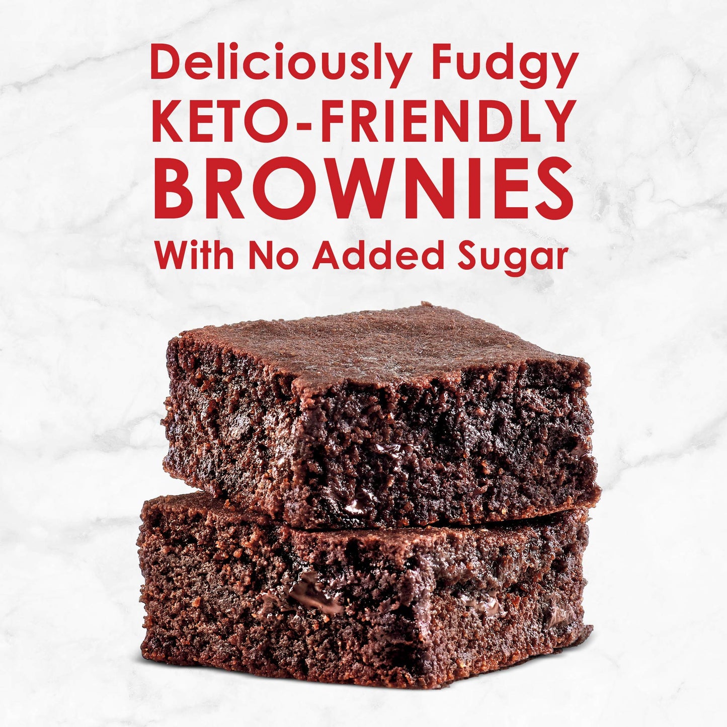 Duncan Hines Keto Brownie Mix, Chewy Fudge, Zero Added Sugar, Gluten Free, 10 oz.