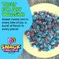 Snack Crackle Shop Sour Blue Raspberry Gushers, Best Gushers, Best Yummy Gummies, Irresistible Extra Sour Gummy Candy, Blue Rasp