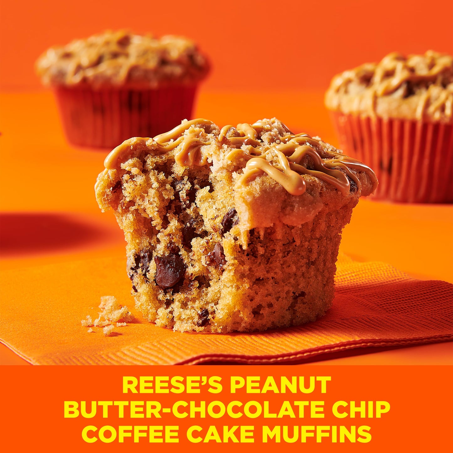 Betty Crocker REESES Peanut Butter Coffee Cake Mix with Brown Sugar Streusel Topping, 14.2 oz