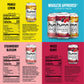 Humm Whole30 Approved Kombucha Variety Pack, Strawberry Blossom, Cherry Limeade, Ruby Red Grapefruit, Organic, Vegan & GMO Free