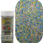 Se Si&Moos Blue Pink And Yellow Sanding Sugar Sprinkles Royal Blue Sprinkles Sugar Rimmer For Cocktails, Edible Colored Sugars F
