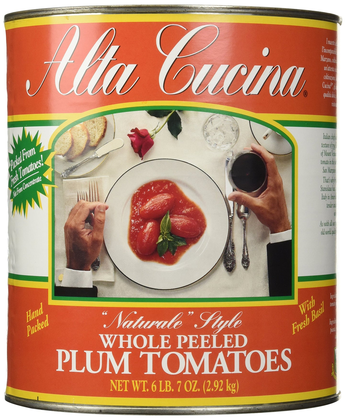Stanislaus Alta Cucina Whole Tomatoes, 6.43 Pound