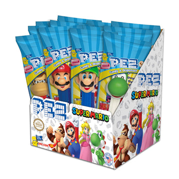 Pez Candy Nintendo, Assortment Candy, 0.58 Oz (Pack Of 12)
