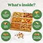 Mixed Nuts Christmas Gift Basket - Gourmet Holiday Christmas Snacks Box For Mature-Themeds, 6 Assortment Variety Pack, Food Basket For Men Women Family And Friends