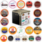 Crazy Cups Coffee Pods Variety Pack, Bold & Dark Roast, 20 Count, Single Serve for Keurig K-Cup Machines, Brown