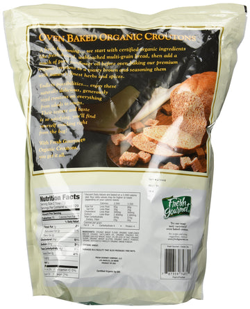 Fresh Gourmet Organic Croutons, 32-Ounce