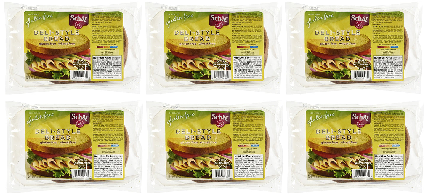 Schar Deli-Style Bread Gluten Free -- 8.5 Oz(Case Of 6)