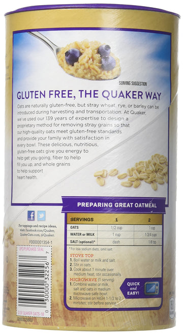 Quaker Oats Select Starts Quick One Minute Oaks Gluten Free