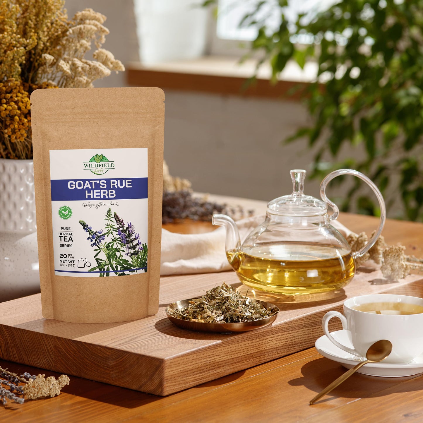 20 Bags Goats Rue Goat'S Goats Rue Herb Tea (Galega Officinalis L.) - 20 Count 1.5 G Tea Bags Blood Sugar French Lilac Ruda De C
