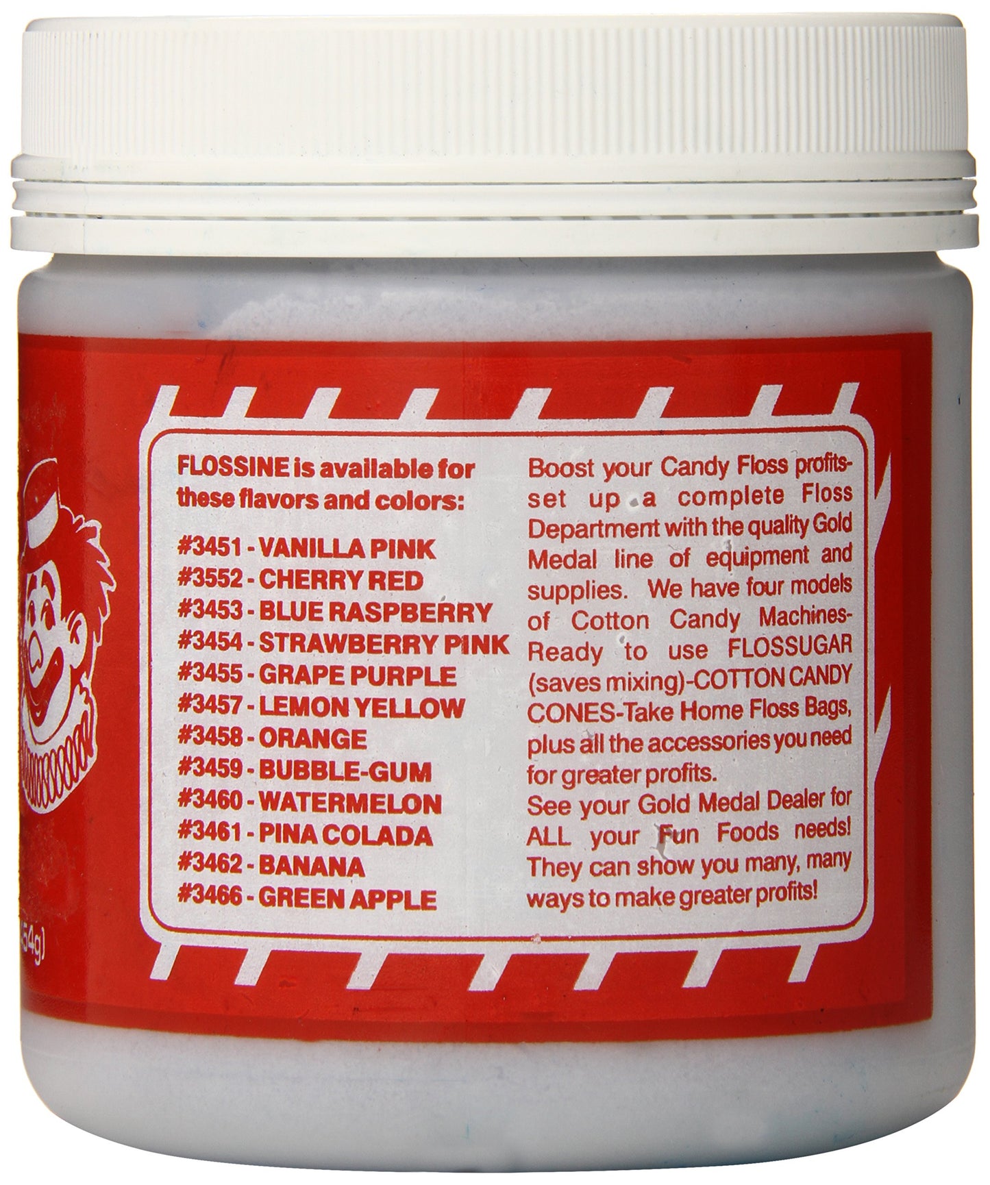 Gold Medal Flossine Can, Blue Raspberry