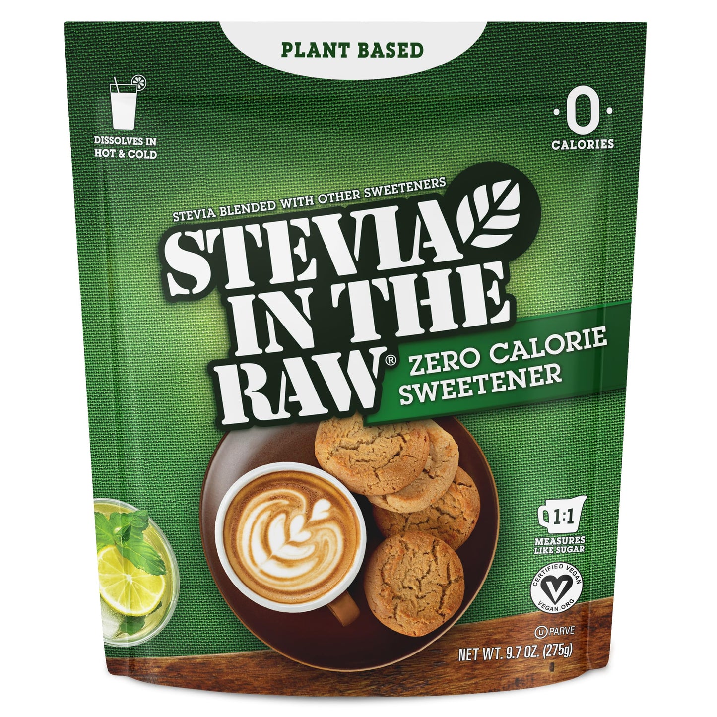 Stevia In The Raw Bakers Bag, Plant Based Zero Calorie Sweetener, No Added Flavors or erythritol, Sugar-free Sugar Substitute fo