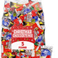Bulk Christmas Chocolate Candy Variety Pack - 5 Pound Bag of Individually Wrapped Assorted Milk Chocolate Candies for Trick or T