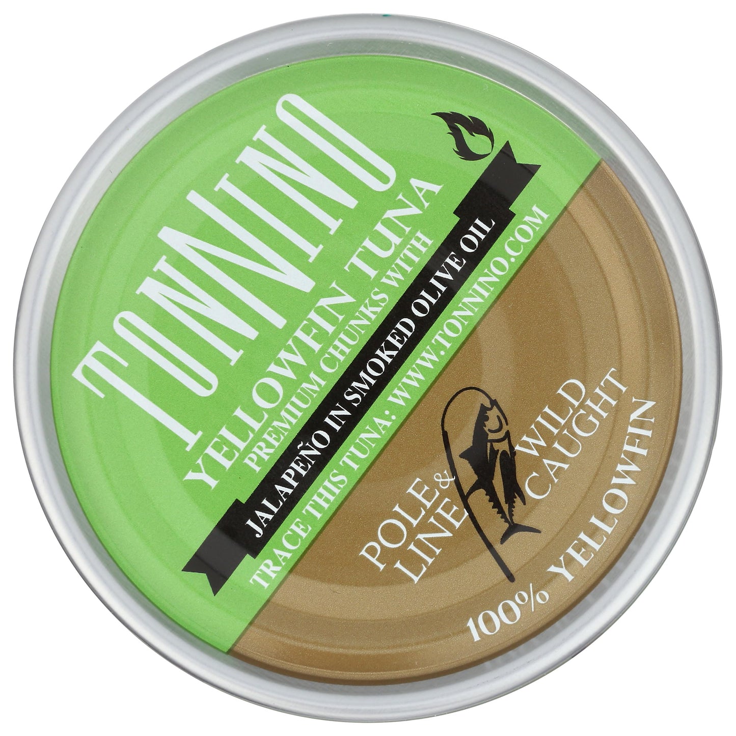 Tonnino Smoked Jalapeno Yellowfin Tuna - 4.94 Ounce - Premium Quality Seafood Snack