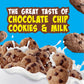 Cookie Crisp Breakfast Cereal, Chocolate Chip Cookie Taste, Made With Whole Grain, Large Size, 15.1 Oz