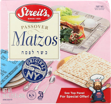 Streit'S Passover Matzos, 16 Oz