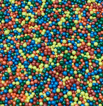 Cool Mom Sprinkles Primary Color Nonpareils Sprinkles (4 Oz.) - Themed Birthday Sprinkles For Decorating Cakes, Cupcakes, Cookie
