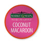 Market & Main OneCup Coconut Macaroon Coffee Pods, Compatible with Keurig, 12 Count, Brown