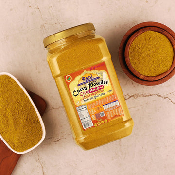 Rani Curry Powder Extra Hot (11-Spice Authentic Indian Blend) 80Oz (5Lbs) 2.27Kg Bulk Pet Jar ~ All Natural | Salt-Free | Vegan | No Colors | Gluten Friendly | Non-Gmo | Indian Origin