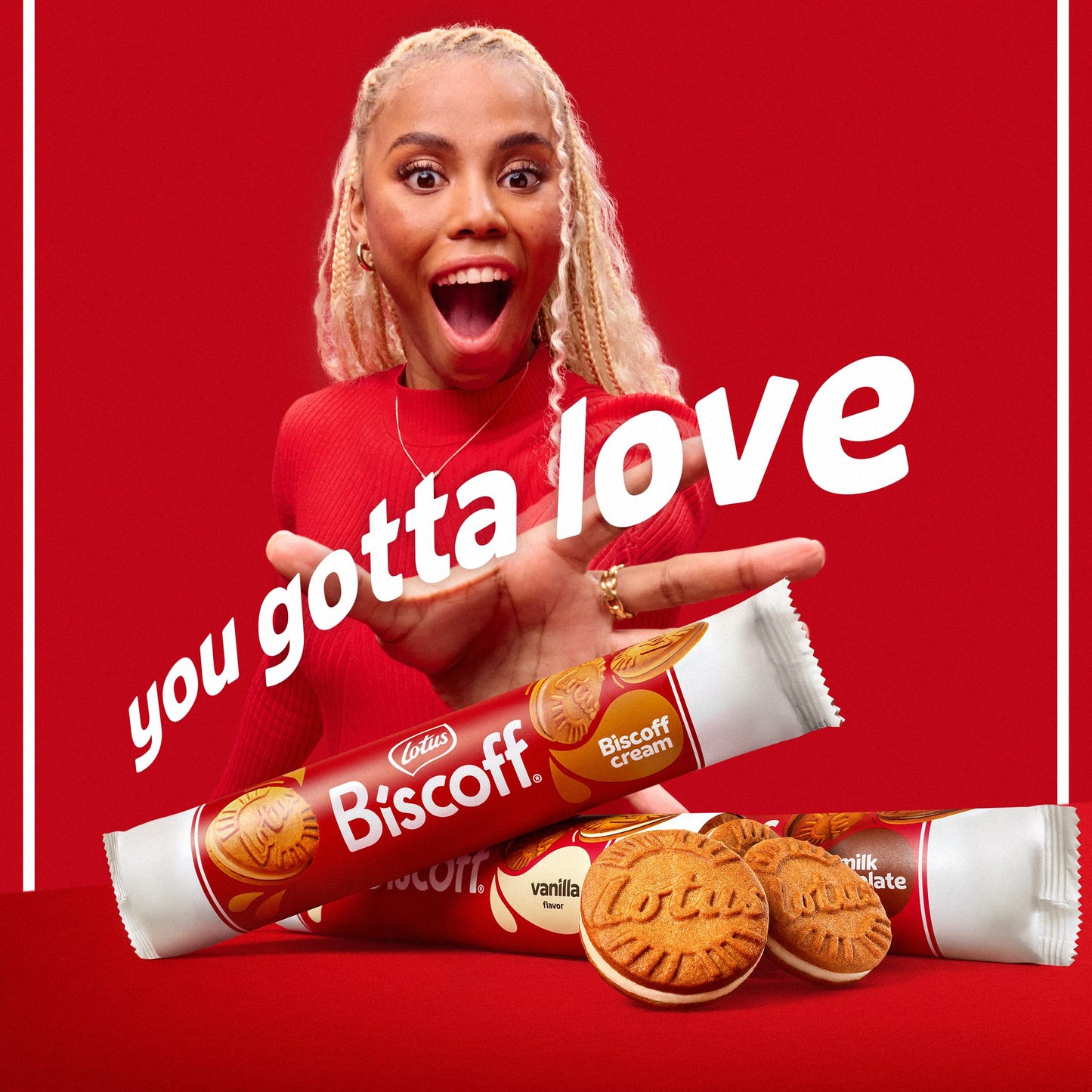 Lotus Biscoff Sandwich Cookies, Milk Chocolate Cream, 22 Cookies per pack, 7.76 Ounce