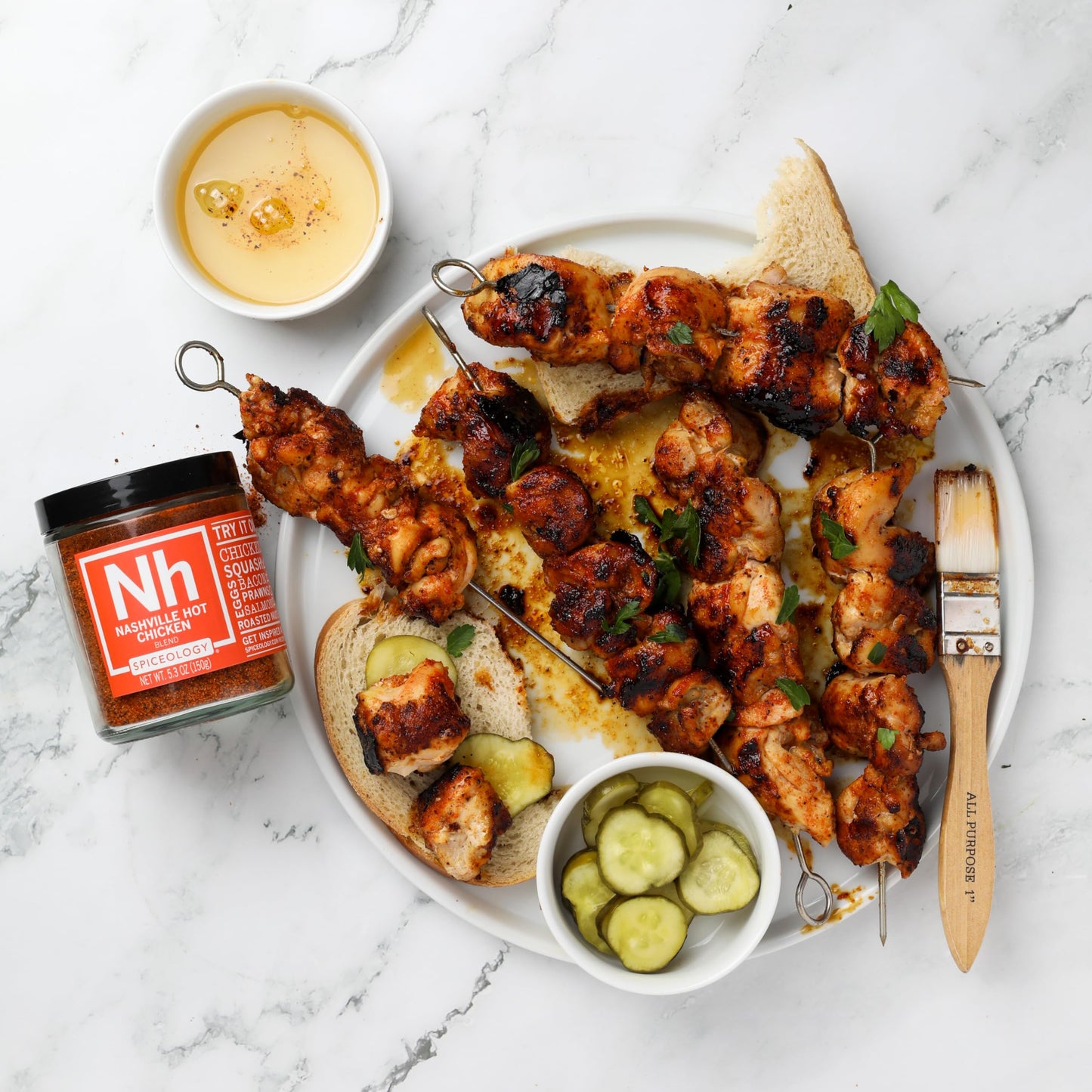 Spiceology - Nashville Hot Chicken Seasoning - Spicy BBQ Rubs, Spice Blends and Seasonings - Use On: Chicken, Squash, Eggs, Baco