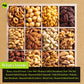 NUT CRAVINGS Gourmet Collection Congratulations Nuts Gift Basket with Congrats Ribbon + Greeting Card in Reusable Wooden Tray (1