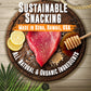 Kaimana Jerky Wild-Caught Ahi Tuna Jerky - Peppered, All-Natural, 3 Pack, 2.5 oz