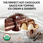 King's Cupboard Organic Hot Fudge Sauce - The Perfect Hot Chocolate Sauce for Topping Ice Cream & Desserts, Coffee Drizzle, Baki