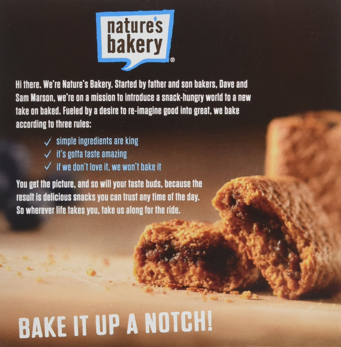 Nature'S Bakery, Whole Wheat Fig Bar, Blueberry (Kosher) (6 Twin Pack Of 2 Oz Each), 12 Ounce