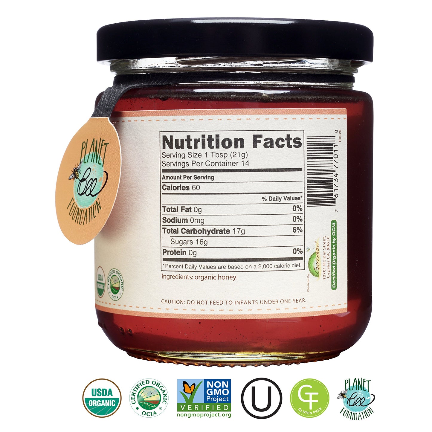 Greenbow Organic large online retailer Forest Honey, 11oz, Pack of 1