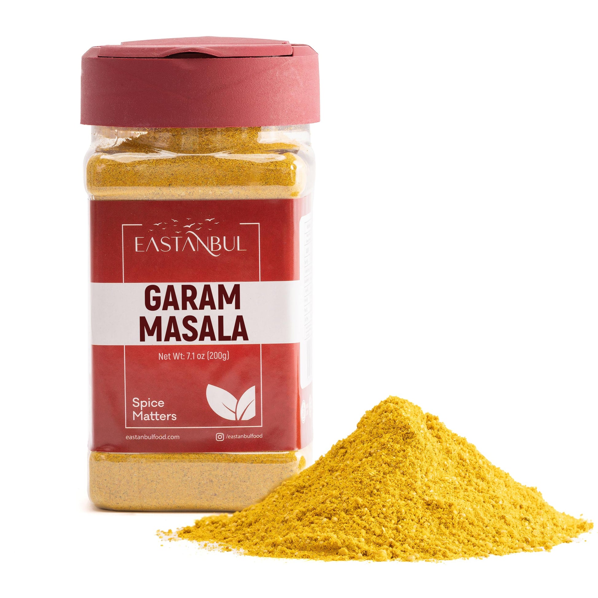 Eastanbul Garam Masala, 7.1Oz Garam Masala Spice Powder Mix, 100% Natural Masala Indian Spice, Top Culinary Grade Garam Masala P