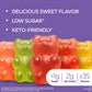 New Atkins Endulge Gummy Bears Variety Pack, Low Sugar*, Keto Friendly, Keto Candy, 18 Pack (12 Sweet Gummy Bears, 6 Sour Gummy