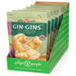 The Ginger People GIN GINS Original Ginger Chews - 100% Natural Candy, 3oz Bag, Pack of 8, Brown
