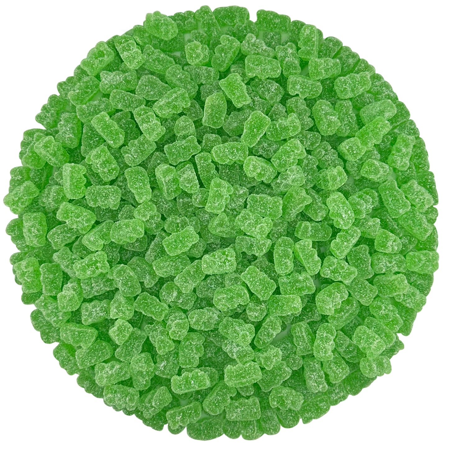 FirstChoiceCandy Sour Wacky Gummy Fun Bears, Sour Tangy Green Apple, 2.2 Pound Pack