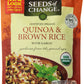 Seeds of Change Quinoa & Brown Rice with garlic, 8.5 oz (Pack of 6)