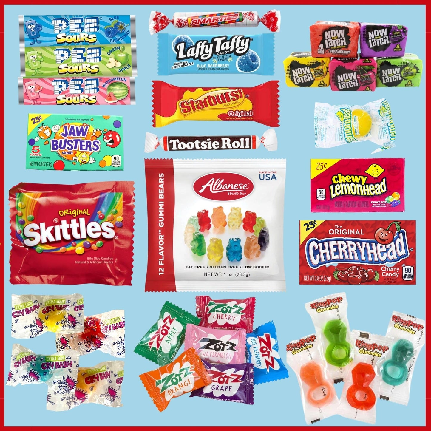 Ultimate Assorted 4 Lb. Classic Candy Variety Pack, Bulk Mega Candy Mix, Fun Size Assortment, Individually Wrapped Minis, (Class