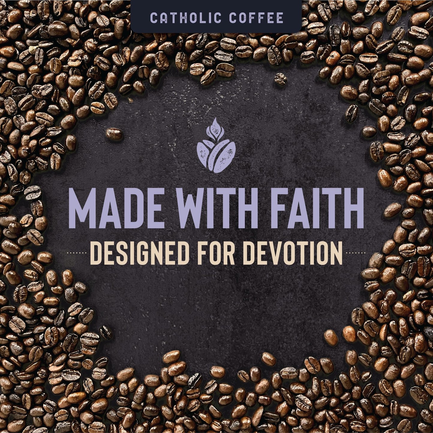 Catholic Coffee St. Valentine | Medium Roast Ground Coffee – Raspberry & White Chocolate Notes | 12Oz Bag – Sweet Catholic Gift For Loved Ones