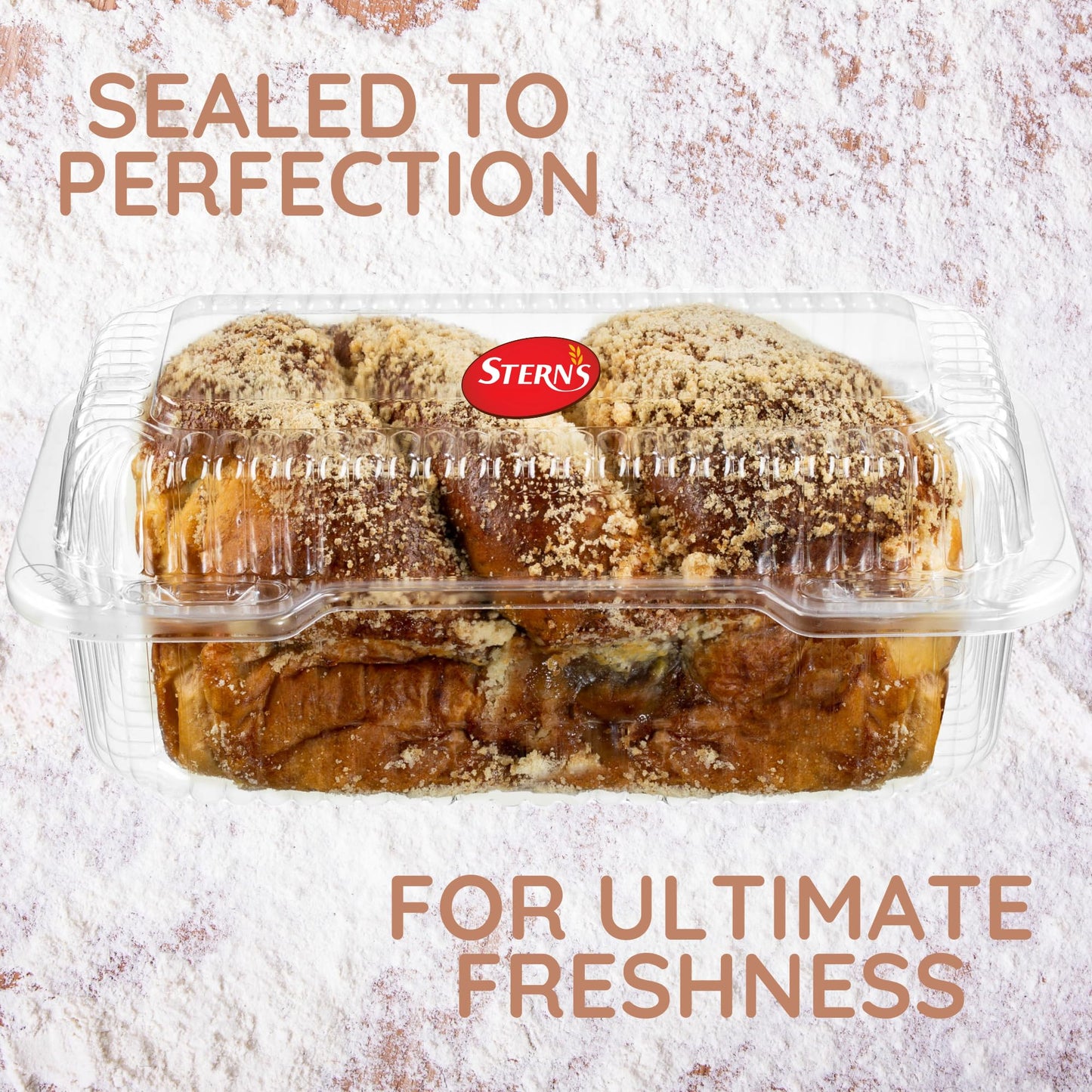 Cinnamon Bread | Babka Cinnamon Cake | Traditional Babka Bread | Kosher & Nut Free | Baked Fresh Daily | 16 Oz, Sterns Bakery