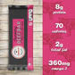 Premium Aufschnitt Beef Bars - High Protein Snack - Cranberry Flavor - 24 Count - Keto Friendly, Kosher, Halal