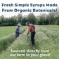 Bluestem Botanicals Organic Chicory Simple Syrup, Non-  ic Mixer, 8 oz